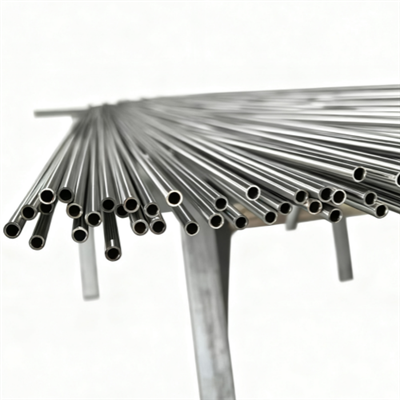 What are the surface finishes available for stainless coil tubing?